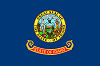 Image of the Idaho state flag.
