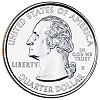 Obverse coin side (heads) of the 50 State Quarters Program