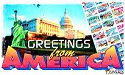 Greetings Form America postage stamp series.