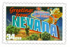 Image of the Nevada state 34 cent postage stamp.