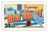 Image of the New Jersey state 34 cent postage stamp.
