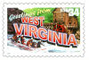 Image of the West Virginia state 34 cent postage stamp.