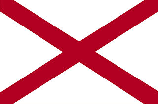Official Alabama state flag.