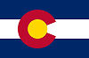 Official State Flag of Colorado.