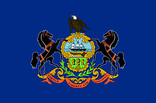 Official Pennsylvania state flag.