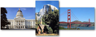 California State collage of images.
