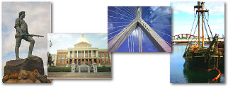 Massachusetts State collage of images.