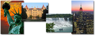 New York State collage of images.