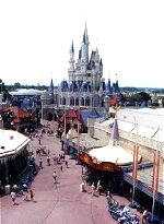 Disney World and Cinderella's castle.