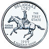 Commemorative state quarter of Delaware.