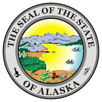 Official Alaska state seal.