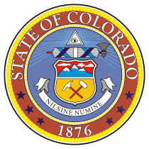 Official Colorado state seal.