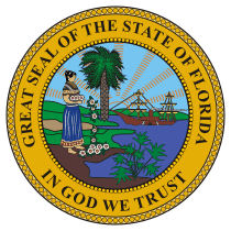 Official Florida state seal.
