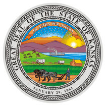 Official Kansas state seal.
