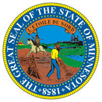 Official Minnesota state seal.