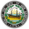 Official State Seal of New Hampshire.