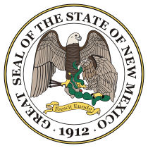 Official New Mexico state seal.