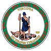 Official State Seal of Virginia.